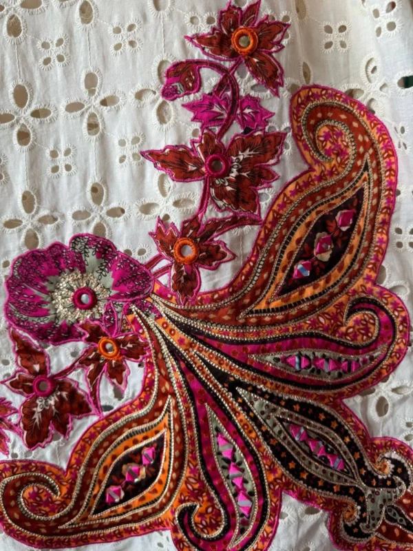 premium dabu print cotton suit - Image 2
