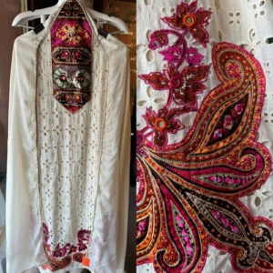 premium dabu print cotton suit
